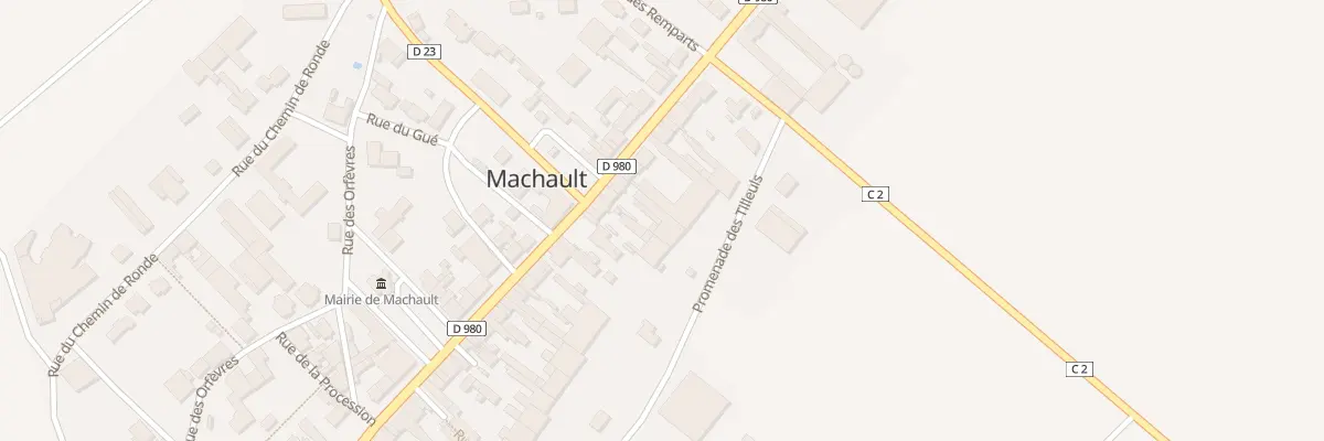 Plan du 11 Rue Guillaume de Machaut à Machault