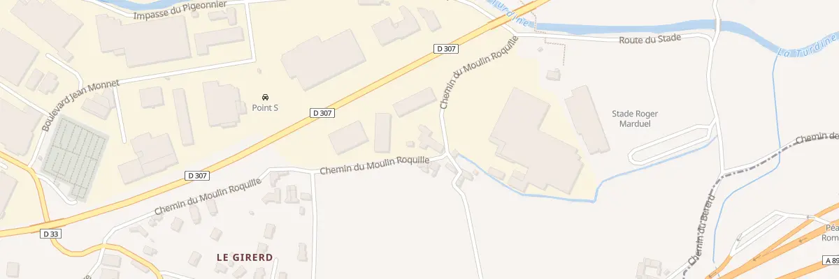 Plan du Moulin à Vindry-sur-Turdine