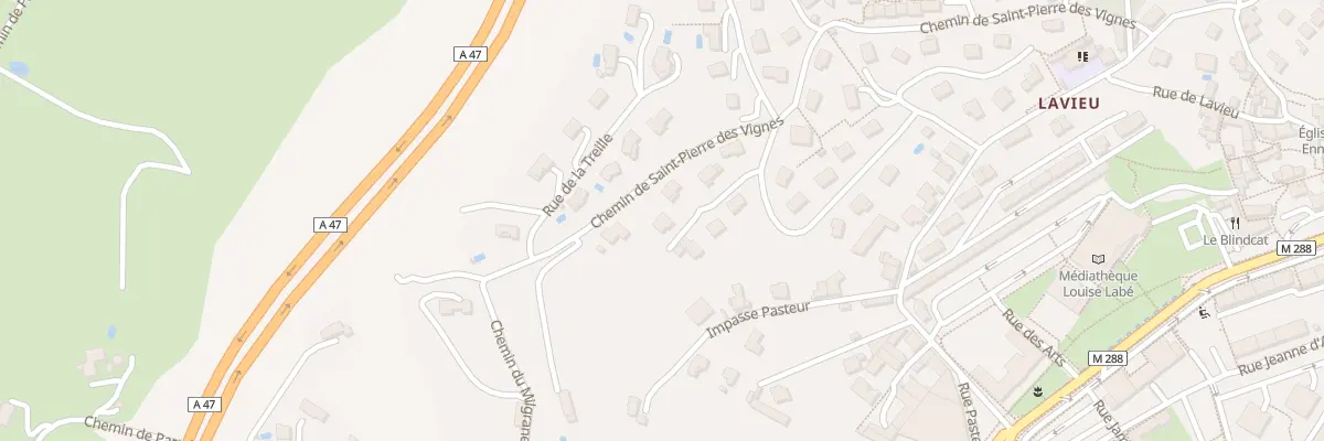 Plan du 14 Rue de lanzau à Saint-Chamond