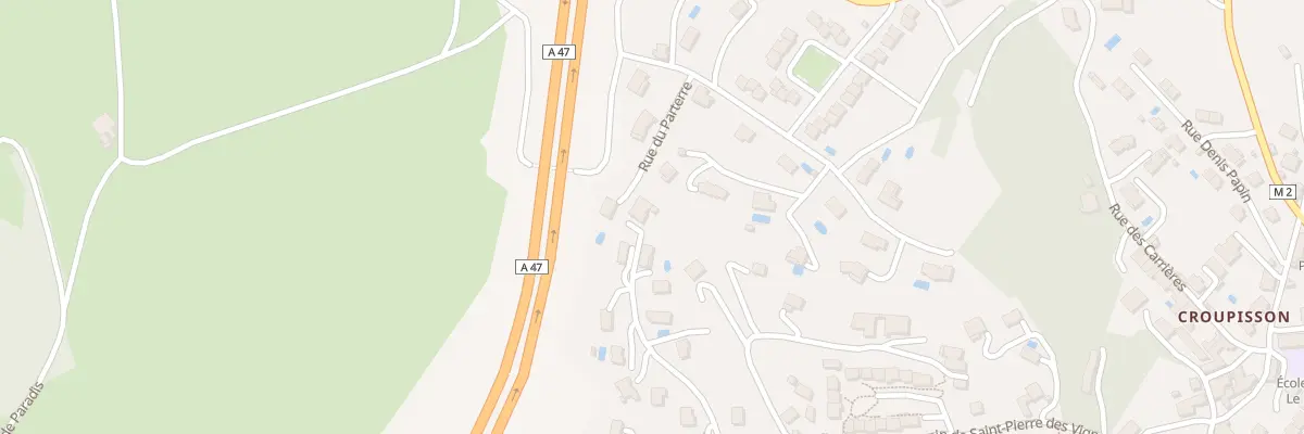 Plan du 47B Rue de lanzau à Saint-Chamond
