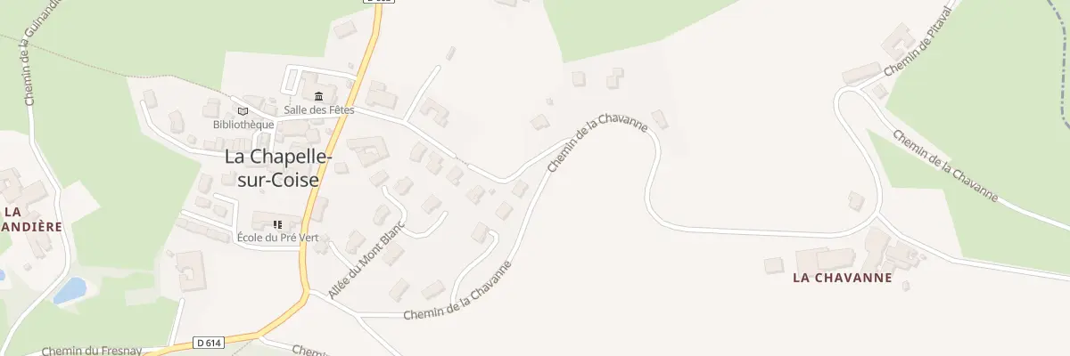 Plan du 225 Che de la Chavanne à La Chapelle-sur-Coise