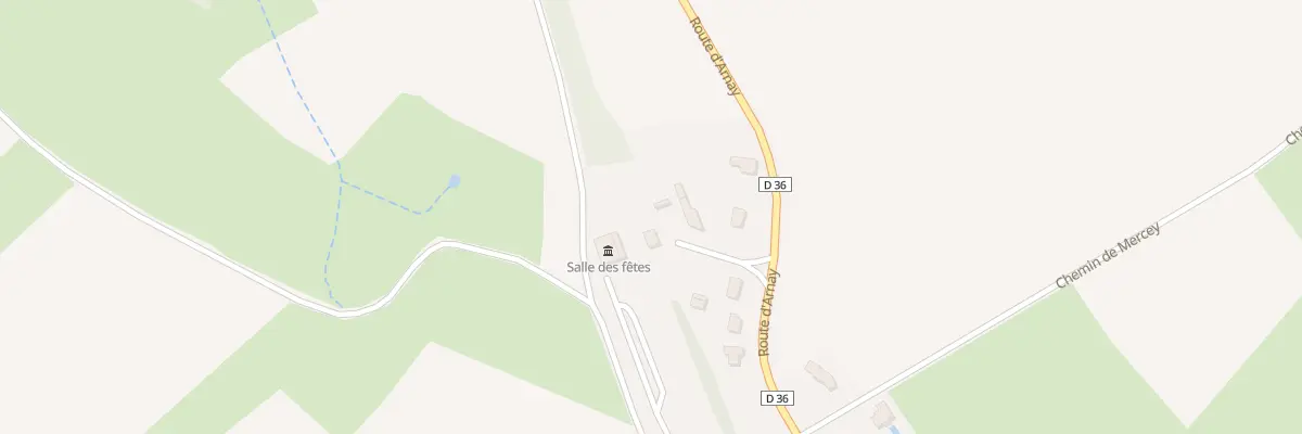 Plan du 21 Rte d’Arnay à Maligny