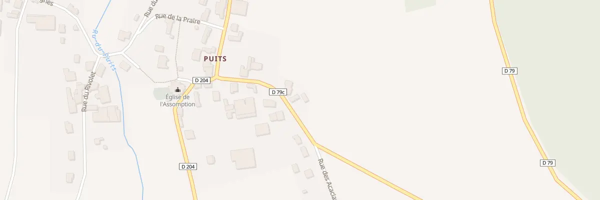 Plan du 7 Rue des Acacias à Puits-et-Nuisement