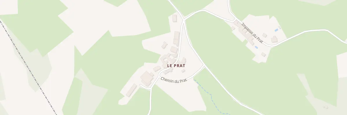 Plan du 8 Le Prat à Brussieu