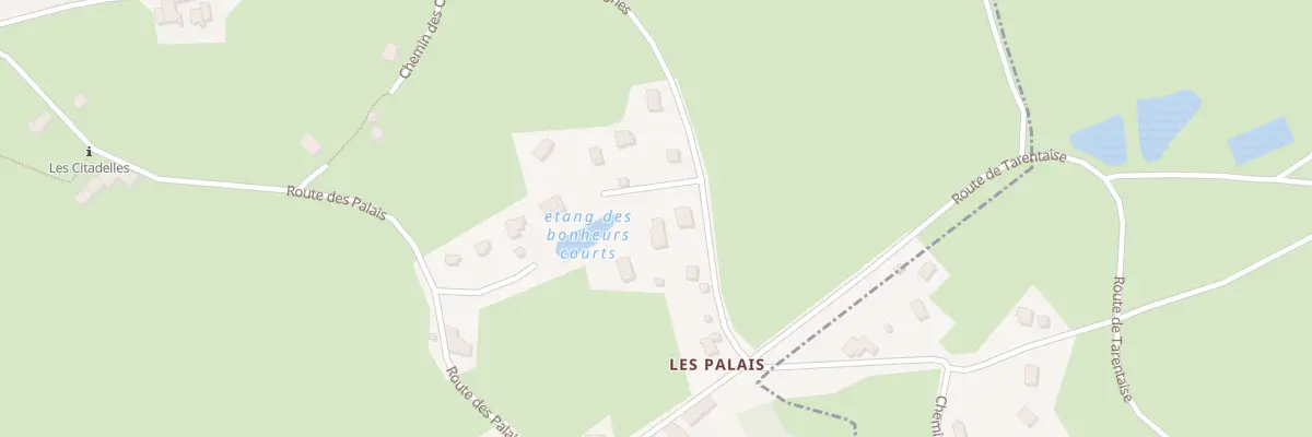 Plan du 99 Che des Bonheurs Courts à Tarentaise