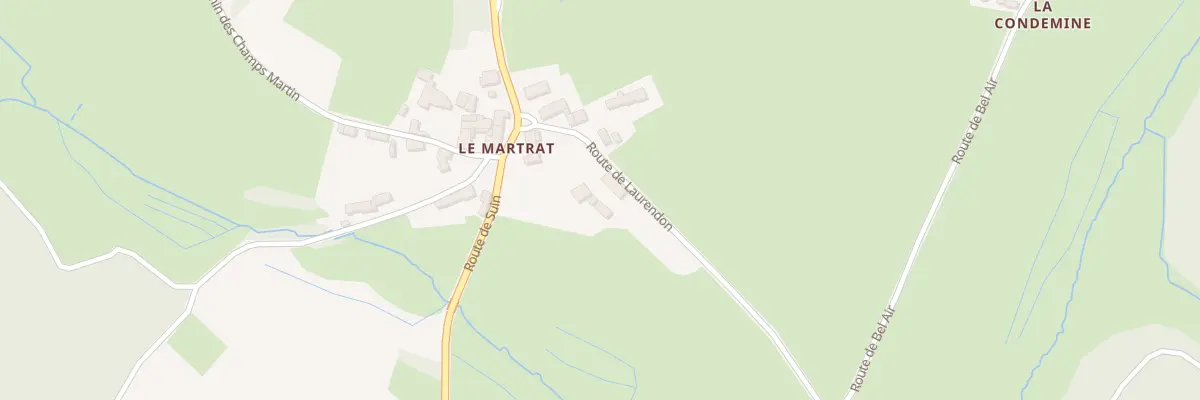 Plan du 100 Rte de Laurendon à Sivignon