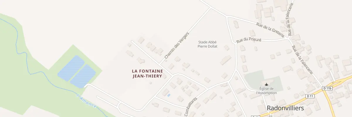 Plan du 6 Rue de la Fraternelle à Radonvilliers