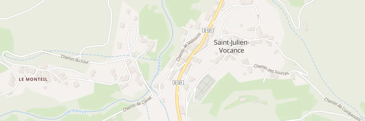 Plan du 5118 Malescos à Saint-Julien-Vocance