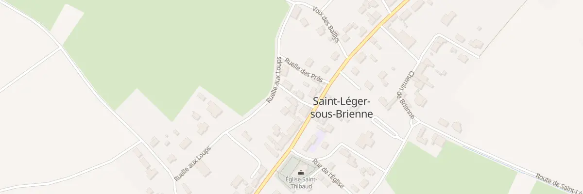 Plan du 32 Rue Grande Rue à Saint-Léger-sous-Brienne