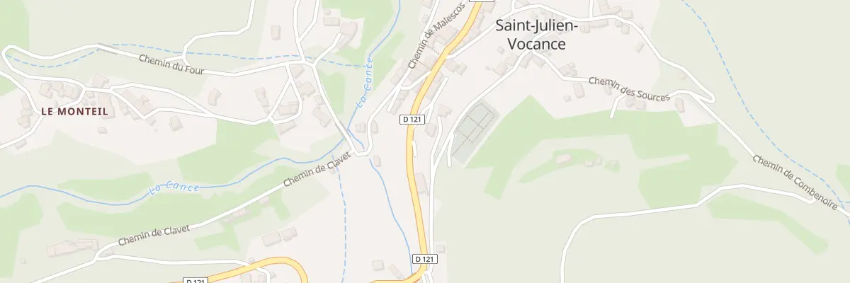 Plan du 6183 Malescos à Saint-Julien-Vocance