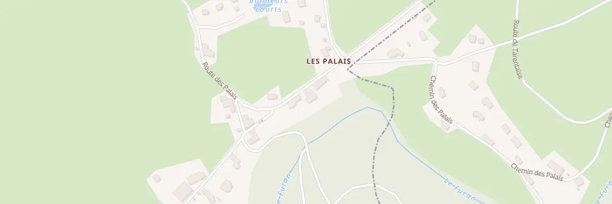 Plan du 1616 Rte des Palais à Tarentaise