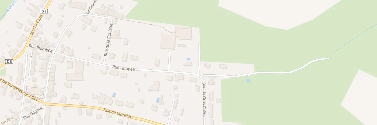 Plan du 2 Rue Huppée à Saulces-Monclin