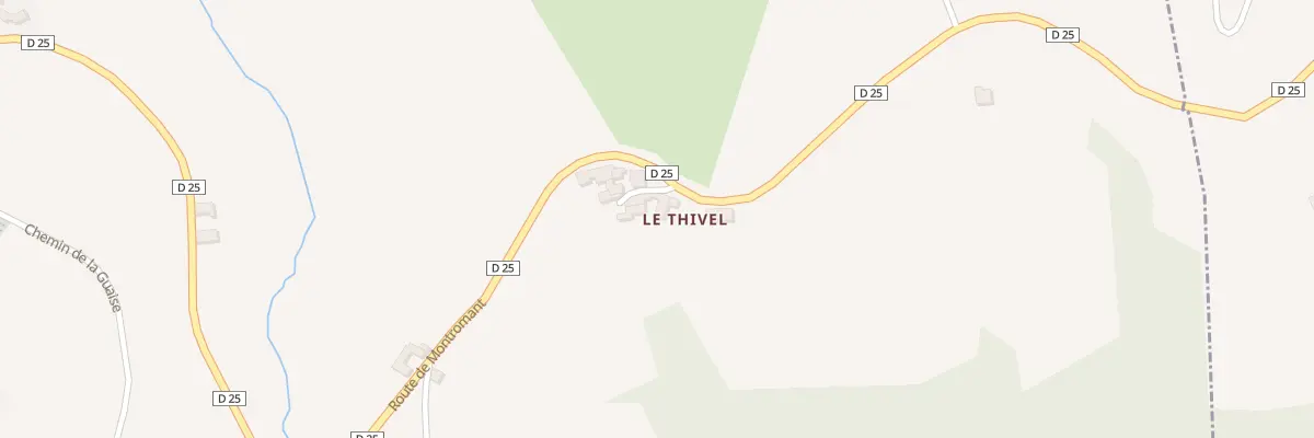 Plan du 1040 Rte de Montromant à Saint-Genis-l’Argentière