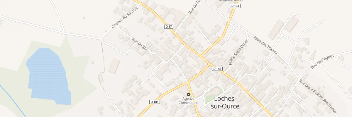 Plan du 12 Rue du Puits de la Dame à Loches-sur-Ource