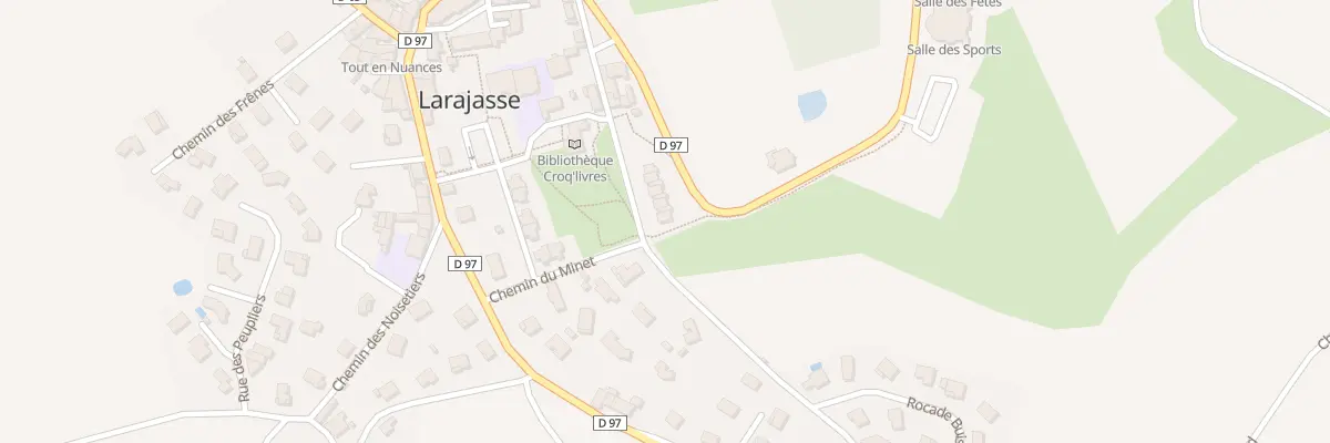 Plan du 185 Che du Minet à Larajasse
