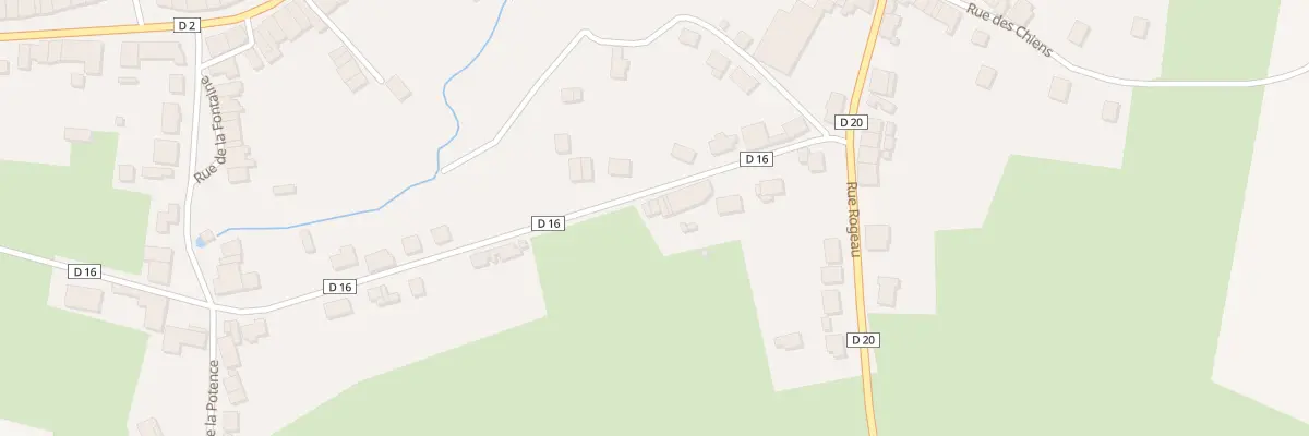 Plan du 5168 Rue du Calvaire à Thin-le-Moutier