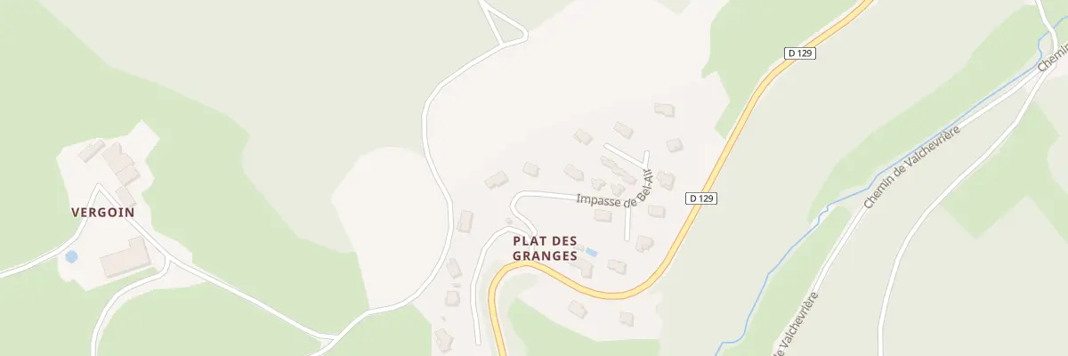 Plan du 93 Imp de Bel Air à Claveisolles