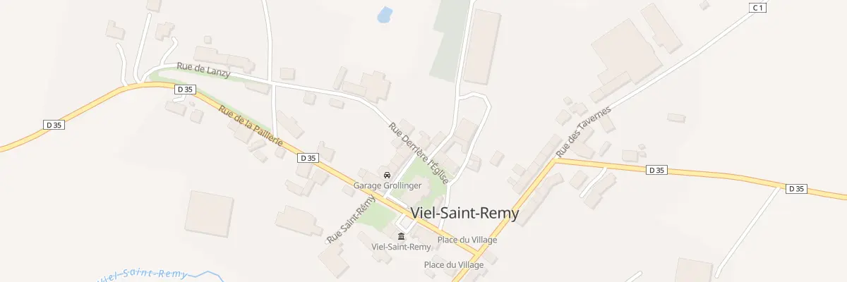 Plan du 2 Rue Derriere l’Eglise à Viel-Saint-Remy