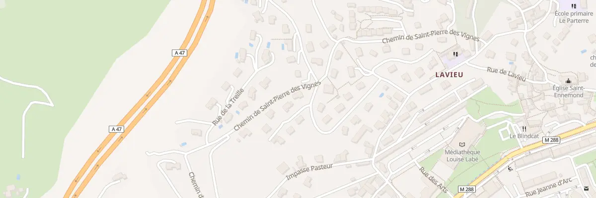 Plan du 20 Rue de lanzau à Saint-Chamond