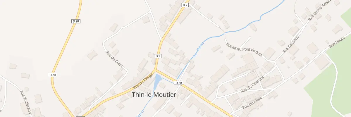 Plan du 5088 Rue de la Croisette à Thin-le-Moutier