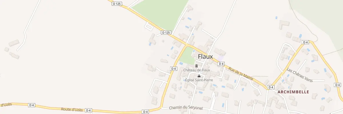 Plan du 245 Rue de la Madone à Flaux