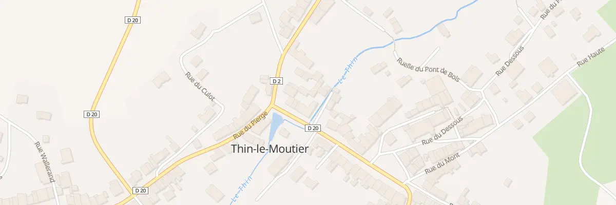 Plan du 1 Rle de la Cour Ronty à Thin-le-Moutier