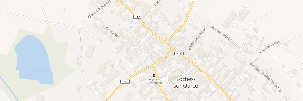 Plan du 9 Rue du Puits de la Dame à Loches-sur-Ource