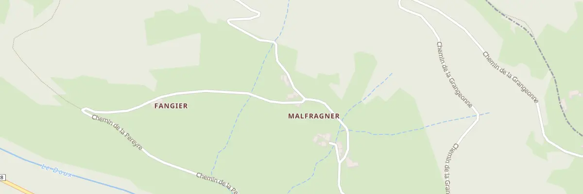 Plan du 505 Che de Malfragner à Saint-Jeure-d’Andaure