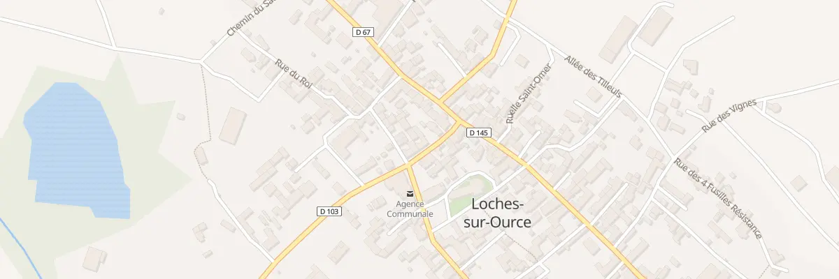 Plan du 3 Rue Quinton à Loches-sur-Ource