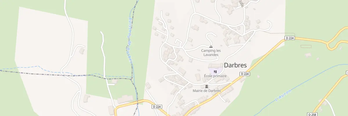 Plan du 30 Rue des Abeilles à Darbres