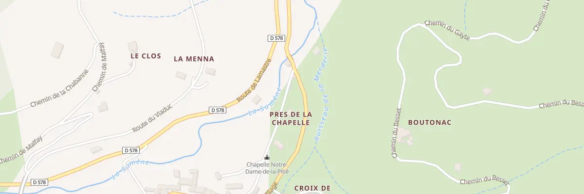 Plan du 5882 Pres de la Chapelle à Saint-Prix