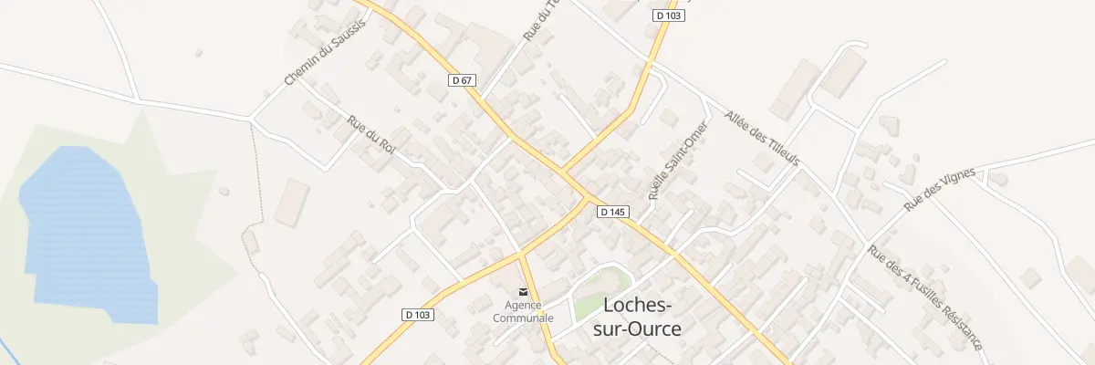 Plan du 11 Rue Quinton à Loches-sur-Ource