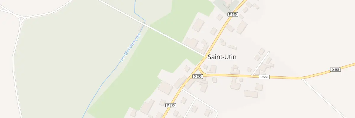 Plan du 2 Rue de St Leger sous Margerie à Saint-Utin