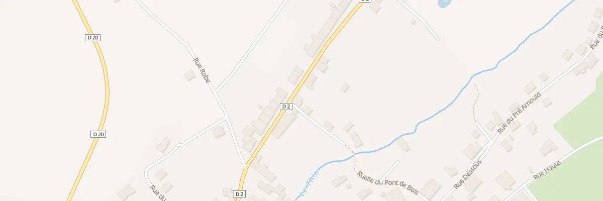 Plan du 216 Rue de la Croisette à Thin-le-Moutier