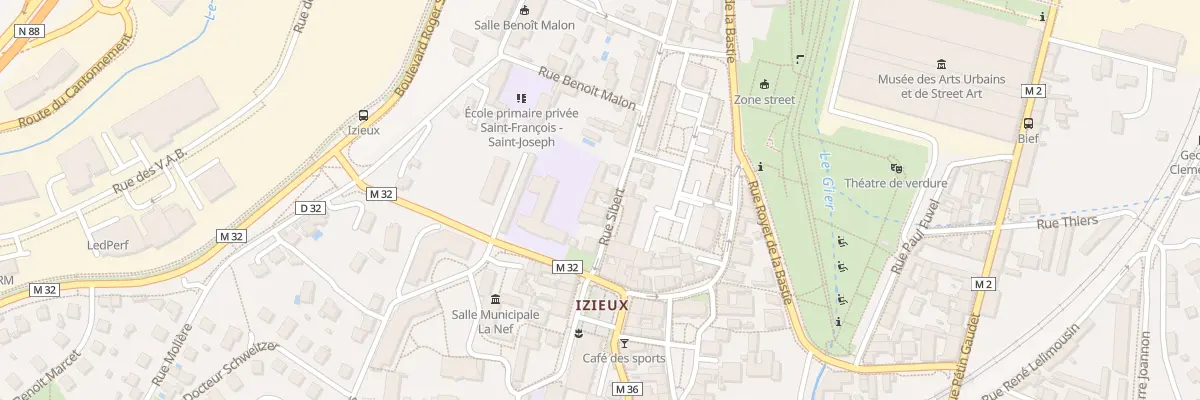 Plan du 112 Rue Sibert à Saint-Chamond