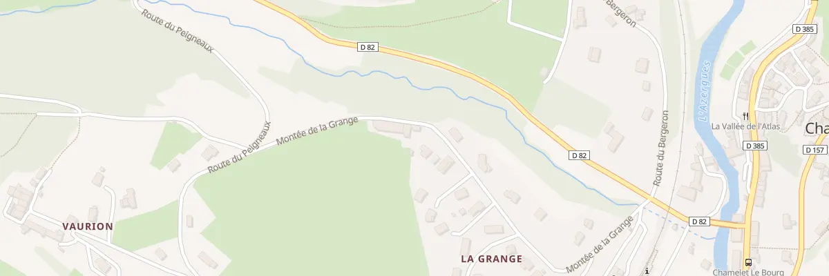 Plan du 377 Mte de la Grange à Chamelet
