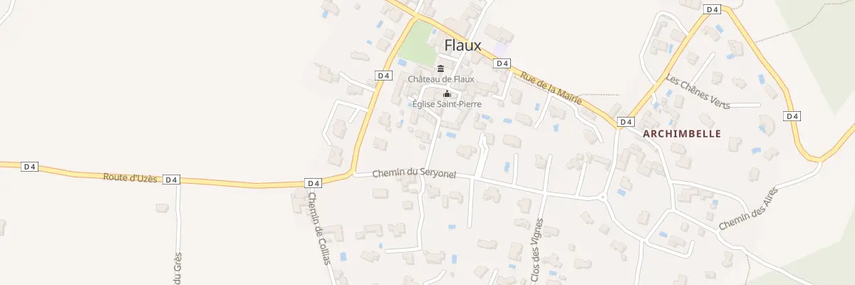 Plan du 5202 Le Village à Flaux