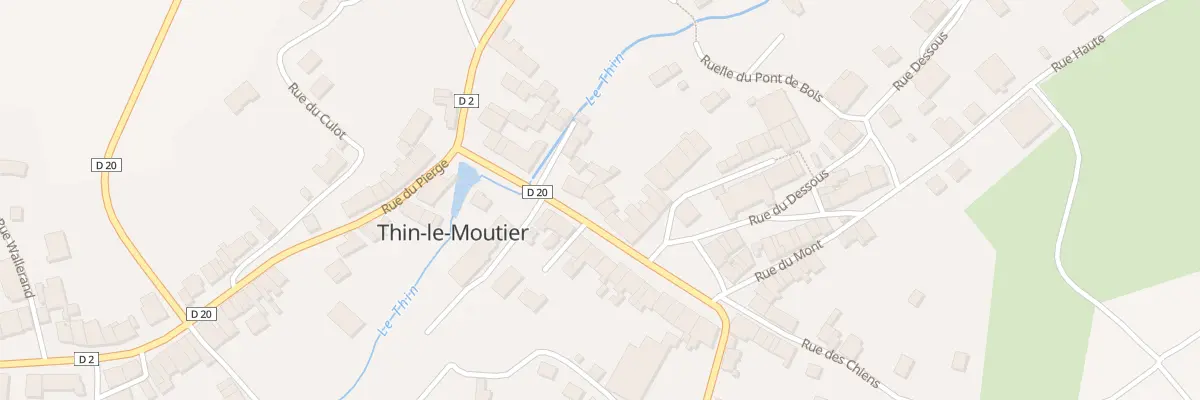 Plan du 5084 Rue de la Place à Thin-le-Moutier