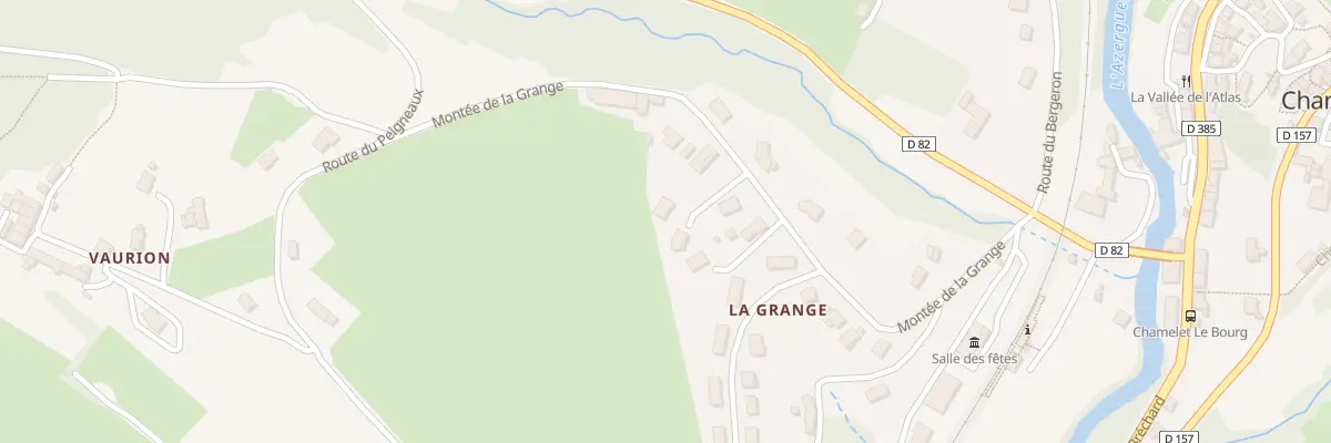 Plan du 287 Mte de la Grange à Chamelet