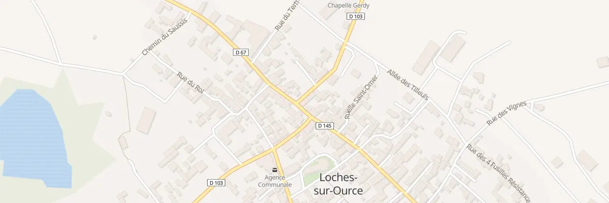 Plan du 16 Rue Quinton à Loches-sur-Ource