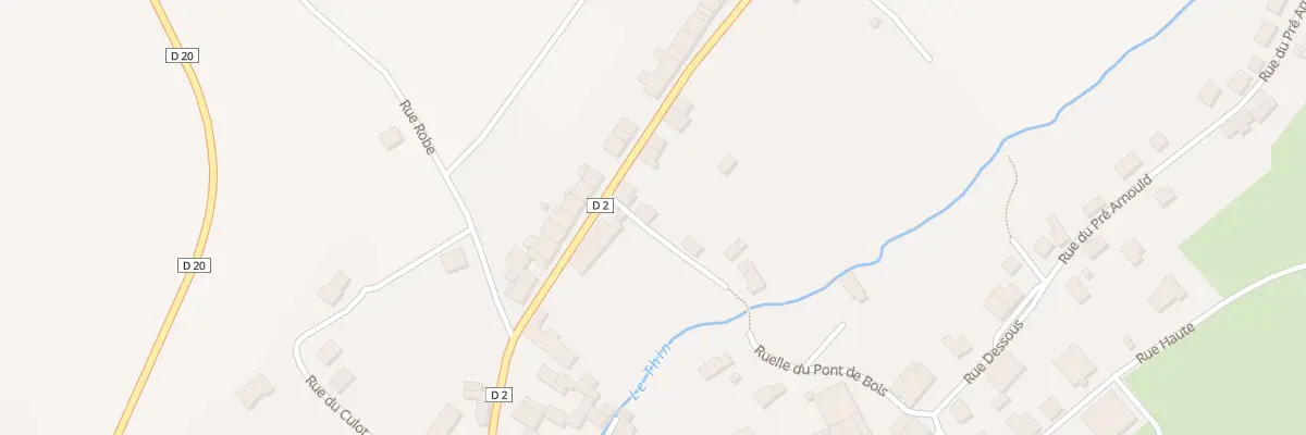 Plan du 5094 Rue du Pont de Bois à Thin-le-Moutier