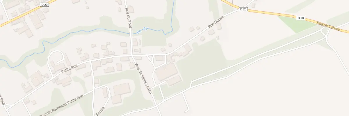 Plan du 8 Rue Neuve à Sainte-Marie-à-Py