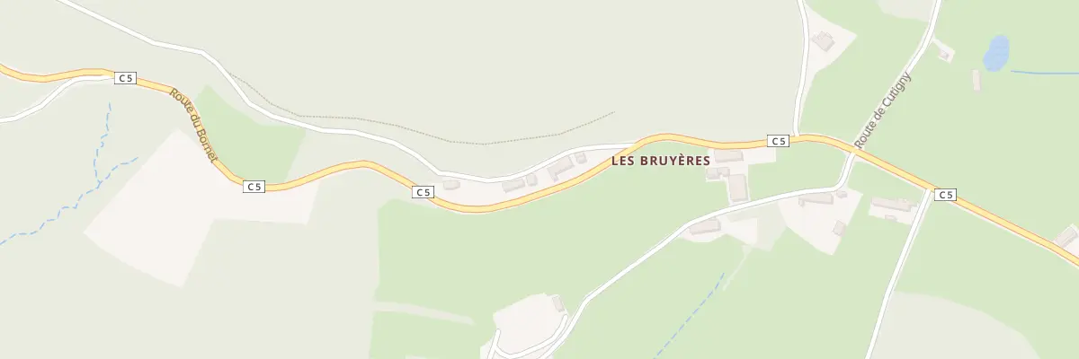 Plan du 5040 Les Bruyeres du Haut à Chiddes