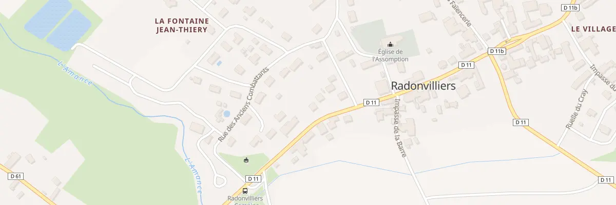 Plan du 20 Grande Rue à Radonvilliers