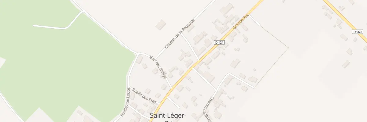 Plan du 18 Rue Grande Rue à Saint-Léger-sous-Brienne