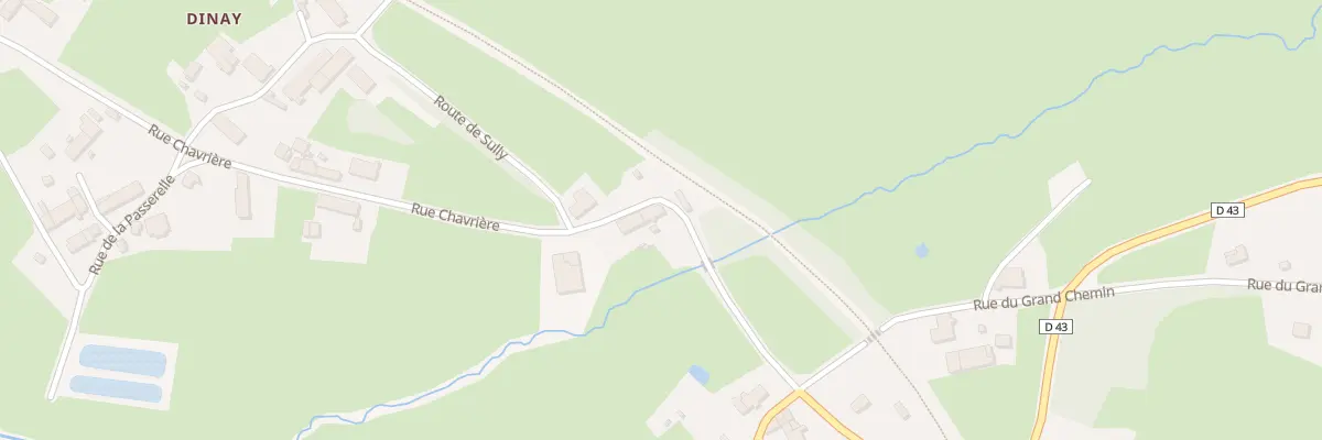 Plan du 8 Rue Chavrière à Épinac
