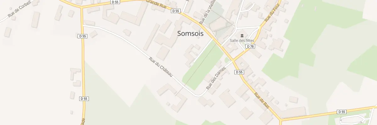 Plan du 6 Rue de la Valliere à Somsois