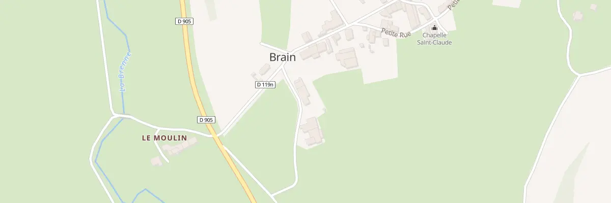 Plan du 5010 Le Village à Brain