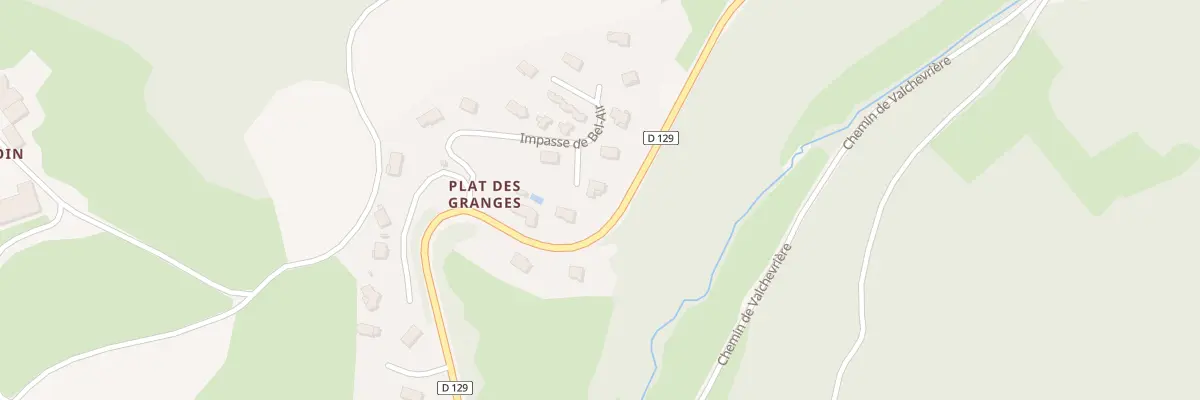Plan du 170 Imp de Bel Air à Claveisolles