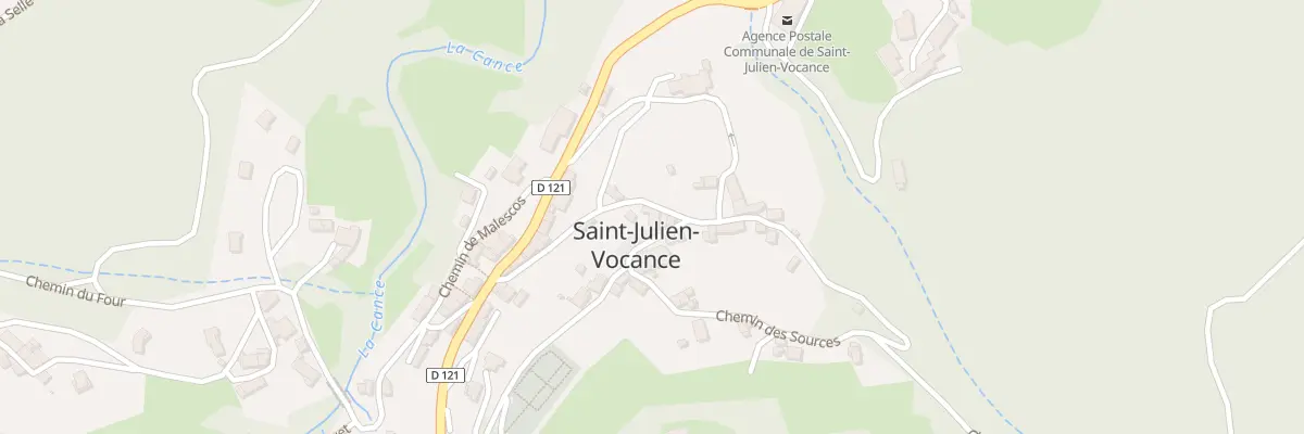 Plan du 5159 Le Village à Saint-Julien-Vocance
